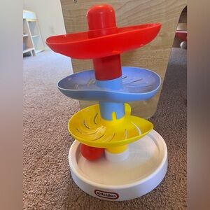 Little Tikes Spiral Ball Drop Toy - Red, Blue, Yellow